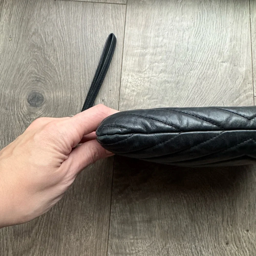 YSL CASSANDRE MATELASSÉ A5 Wristlet Pouch - Picture 4 of 11